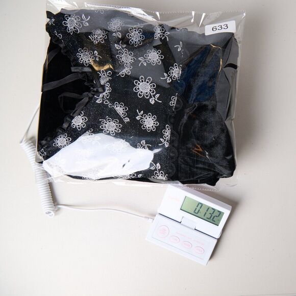 Vtg Y2K Helios Maxi Dress XS Velvet Witchy Goth Whimsigoth Fairy Grunge Floral - Picture 15 of 15